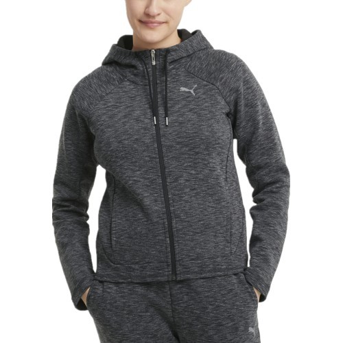 Puma Evostripe Full-Zip women's sweatshirt Grey 585945 01