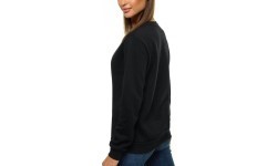 J.Style Women's Sweatshirt Black 68W01-3