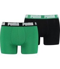 Puma Basic Boxer vīriešu apakšveļa zaļa melna