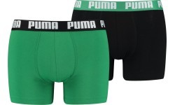 Мужское нижнее белье Puma Basic Boxer зеленое черное