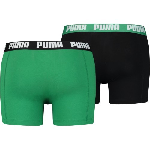 Мужское нижнее белье Puma Basic Boxer зеленое черное