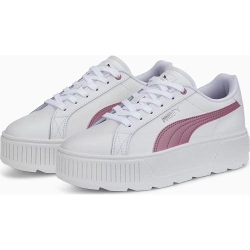 Puma Karmen L Women's Sneakers, Puma White/Eggplant, 384615 05