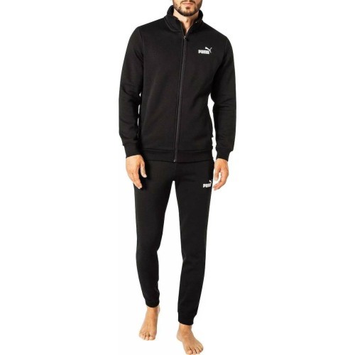 Puma Clean Sweat Suit Men's Tracksuit Black 585841 01