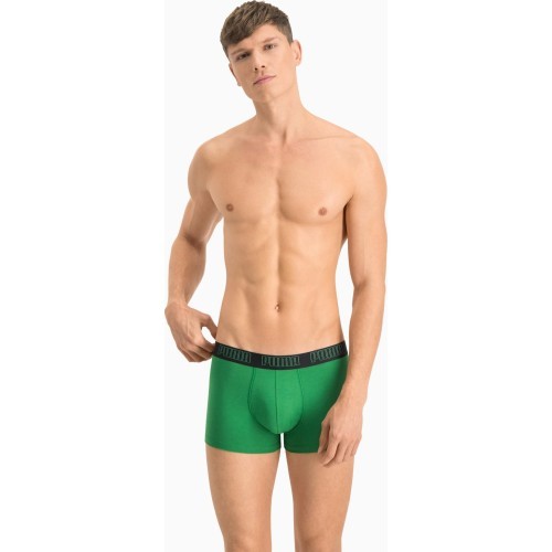 Puma Men's Basic Trunk Black Green 935015 04