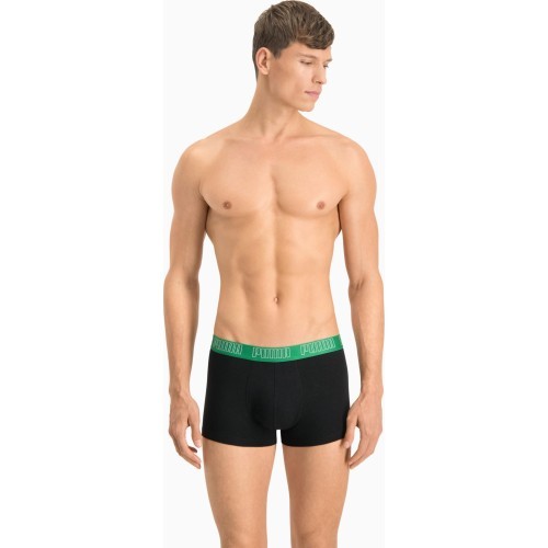 Puma Men's Basic Trunk Black Green 935015 04