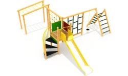 Wooden Kids Playground Model 0-B