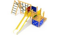 Деревянная детская игровая площадка Model 2-B