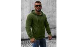 J.Style Men's Fleece Sweatshirt Khaki 68B2008-29