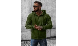 Мужской флисовый джемпер J.Style, хаки, 68B2008-29
