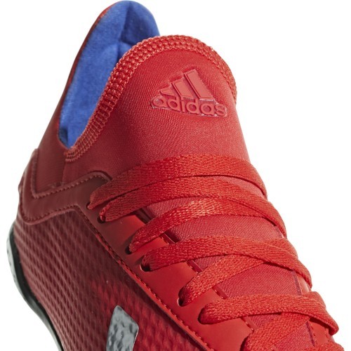 Adidas X 18.3 TF J Football Shoes for Kids, Red BB9403