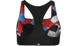 Купальник для девочек Adidas YG MH Bikini синий чёрный HC9650
