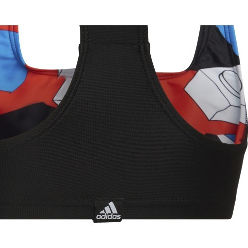 Adidas YG MH Bikini Girls' Swimsuit Blue Black HC9650