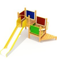 Деревянная детская игровая площадка Model 5-B