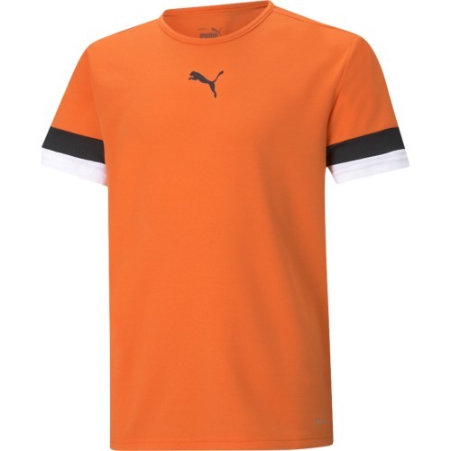 Puma Marškinėliai Paaugliams TeamRise Jersey Orange White Black 704938 08