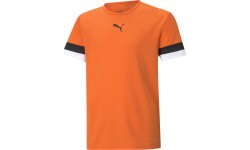 Puma Marškinėliai Paaugliams TeamRise Jersey Orange White Black 704938 08