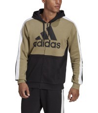 Adidas Džemperis Vyrams M Cb Fz Hoodie Black Green HE4371