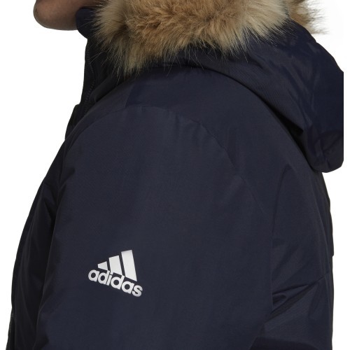 Куртка мужская Adidas Hooded Parka с капюшоном Black GT1701