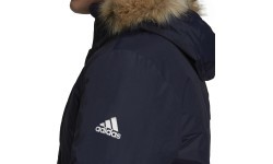 Adidas Men's Hooded Parka Jacket Black GT1701