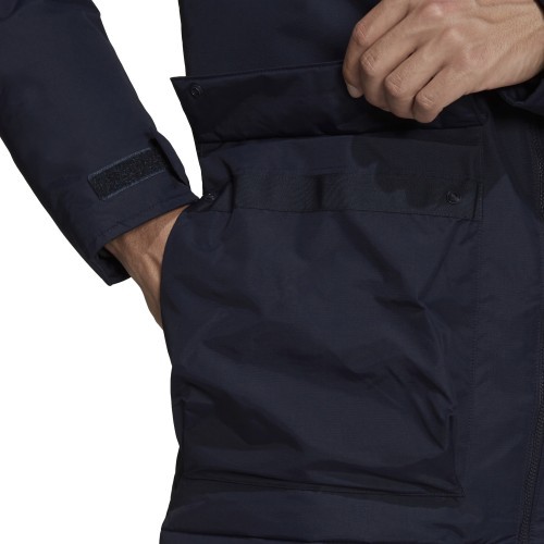 Adidas vīriešu jaka ar kapuci Hooded Parka Black GT1701