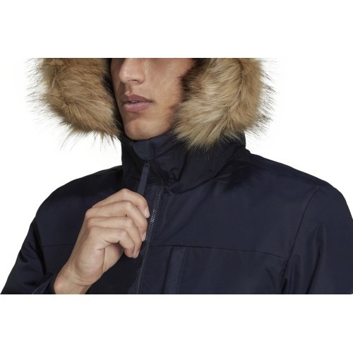 Куртка мужская Adidas Hooded Parka с капюшоном Black GT1701