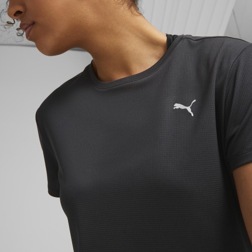 Puma Run Favorite SS sieviešu krekls, melns 523166 01