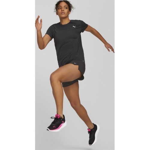 Женская футболка Puma Run Favorite SS, чёрная 523166 01