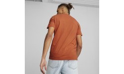 Мужская футболка Puma Ess Logo Tee Orange 586669 94