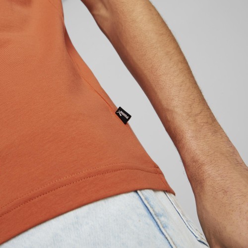 Мужская футболка Puma Ess Logo Tee Orange 586669 94