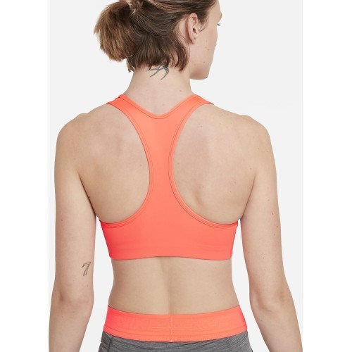 Nike Swoosh Bra Non Pad sieviešu sporta krūšturis, Bright Mango BV3630 854