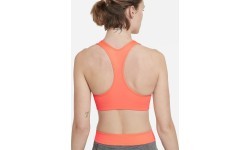 Nike Swoosh Bra Non Pad sieviešu sporta krūšturis, Bright Mango BV3630 854