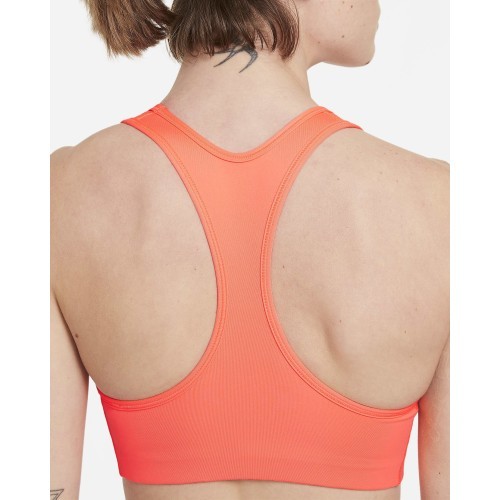 Nike Swoosh Bra Non Pad Women's Sports Bra Bright Mango BV3630 854