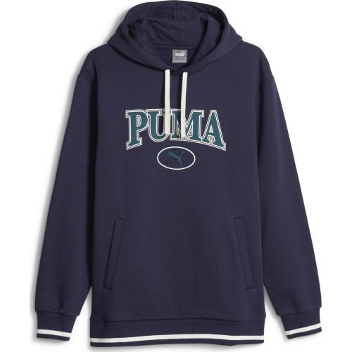 Мужская толстовка Puma Squad Hoodie FL тёмно-синяя 676017 06