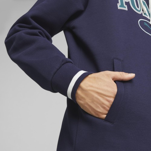 Puma Squad Hoodie FL vīriešu džemperis tumši zils 676017 06