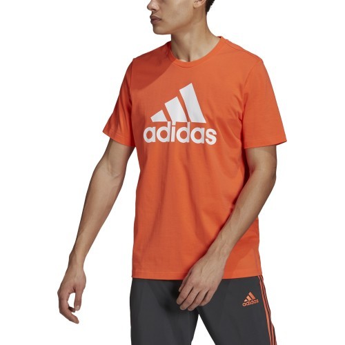 Мужская футболка Adidas M Bl Sj T, оранжевая GK9131
