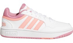 Adidas Hoops 3.0 K Junior Shoes White Pink GW0418