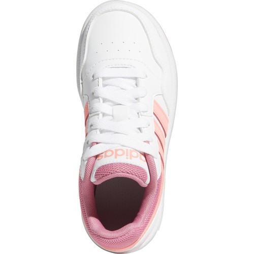 Adidas Hoops 3.0 K bērnu apavi White Pink GW0418