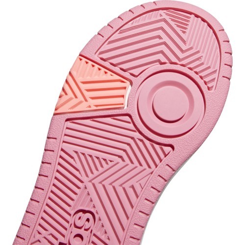 Adidas Hoops 3.0 K Junior Shoes White Pink GW0418