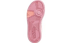 Кроссовки подростковые Adidas Hoops 3.0 K White Pink GW0418
