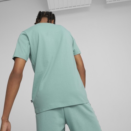 Мужская футболка Puma Ess+ Tape Tee Green 847382 85