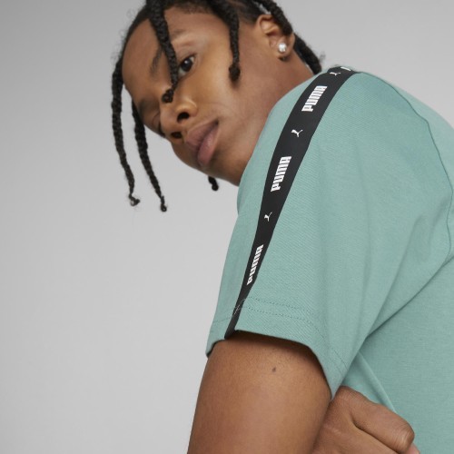 Puma vīriešu T-krekls Ess+ Tape Tee Green 847382 85