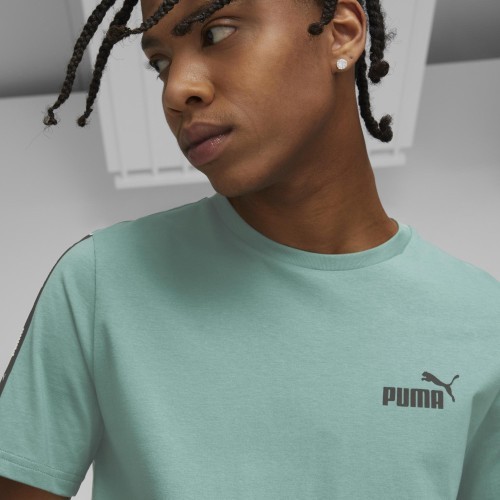 Puma vīriešu T-krekls Ess+ Tape Tee Green 847382 85