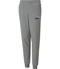 Puma Ess+ 2 Col Logo sports pants for teens, grey 586988 03