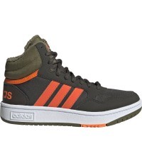Подростковая обувь Adidas Hoops Mid 3.0 K, зелёная GW4486