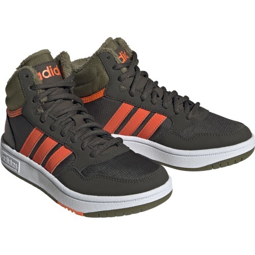 Adidas Hoops Mid 3.0 K pusaudžu apavi, zaļi GW4486