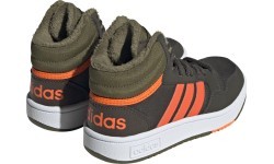 Подростковая обувь Adidas Hoops Mid 3.0 K, зелёная GW4486