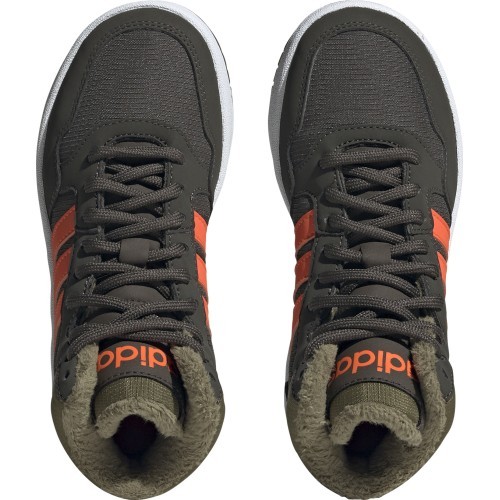 Adidas Hoops Mid 3.0 K pusaudžu apavi, zaļi GW4486