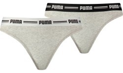 Puma Iconic String Underwear Grey