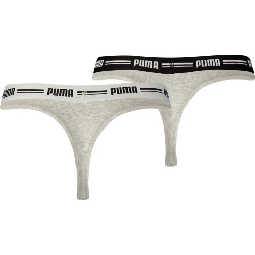 Puma Iconic String Underwear Grey