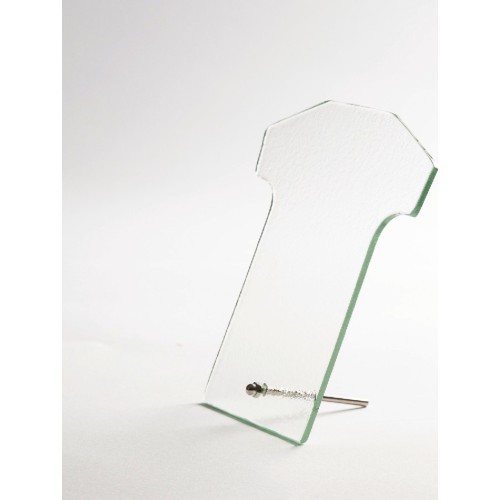 Stikla balva Z2379 T-krekls - 14,5cm