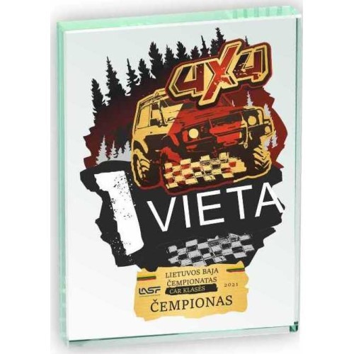 Stikls Z2343 ar kastīti - 14cm